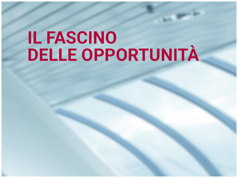 IL FASCINO DELLE OPPORTUNITÀ